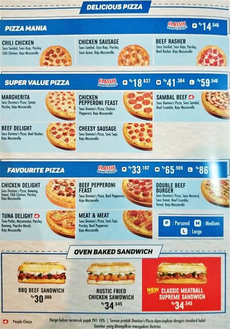 Domino's Menu and Delivery in Broken Hill .